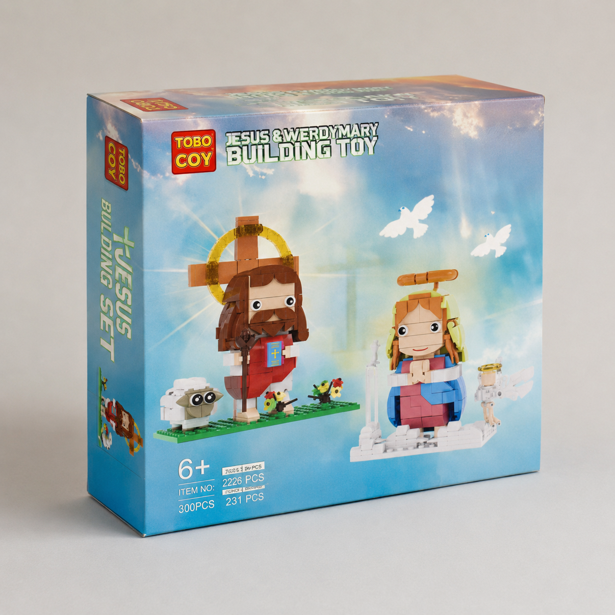 Jesus and Virgin Mary Building Blocks