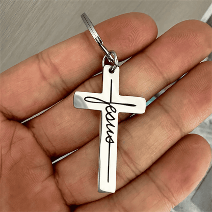 Jesus Redeemer Keychain