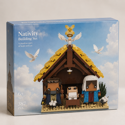 Nativity Manger Building Blocks