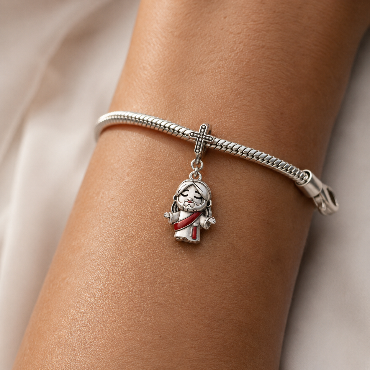Christ King of Glory Charm — 925 Silver