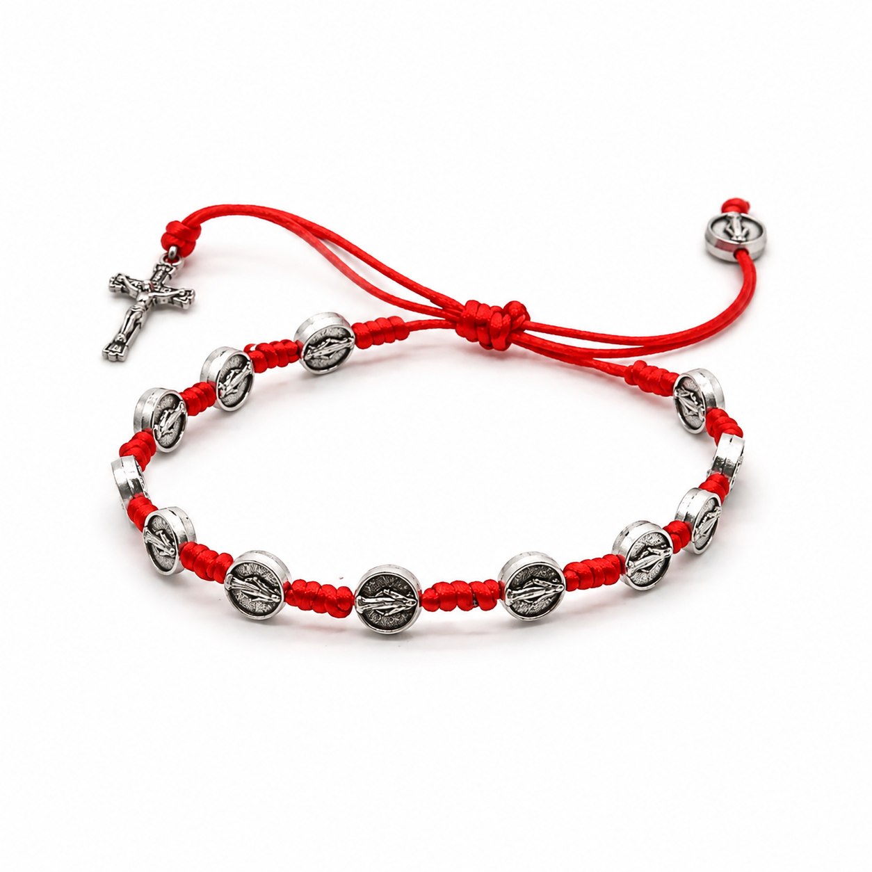Scarlet Protection Saint Benedict Bracelet