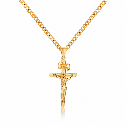 Honor and Faith Crucifix Necklace