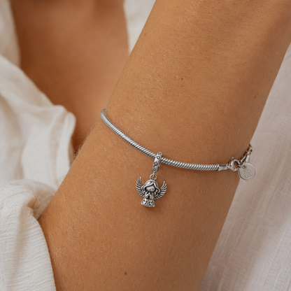 Angel in Prayer Charm 925 Silver