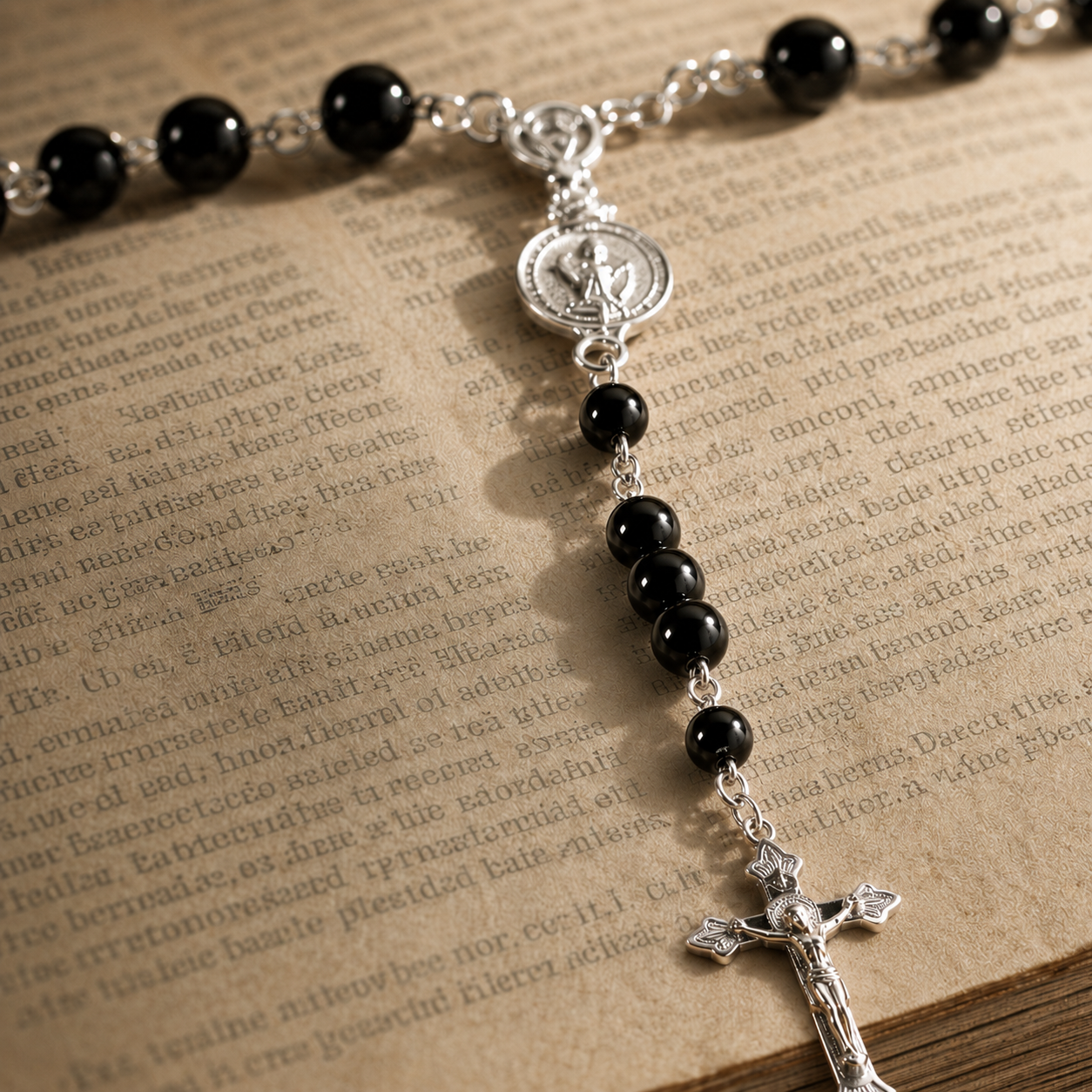 Vintage Pearls of Faith Rosary