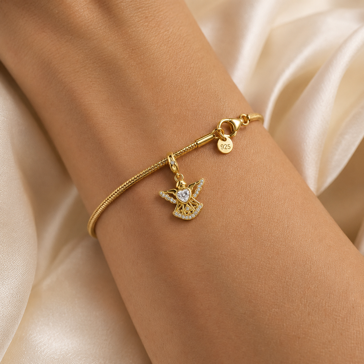 Keeper of the Heart Charm 18k Gold Plated