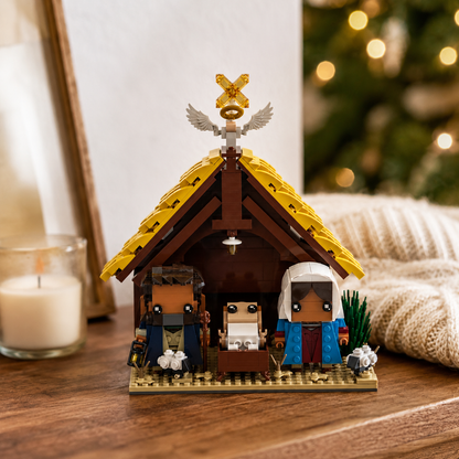 Nativity Manger Building Blocks