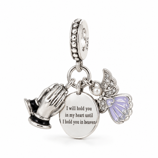 Until I Hold You in Heaven Charm 925 Silver