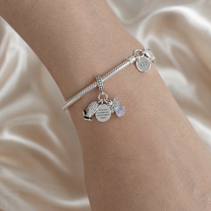Until I Hold You in Heaven Charm 925 Silver