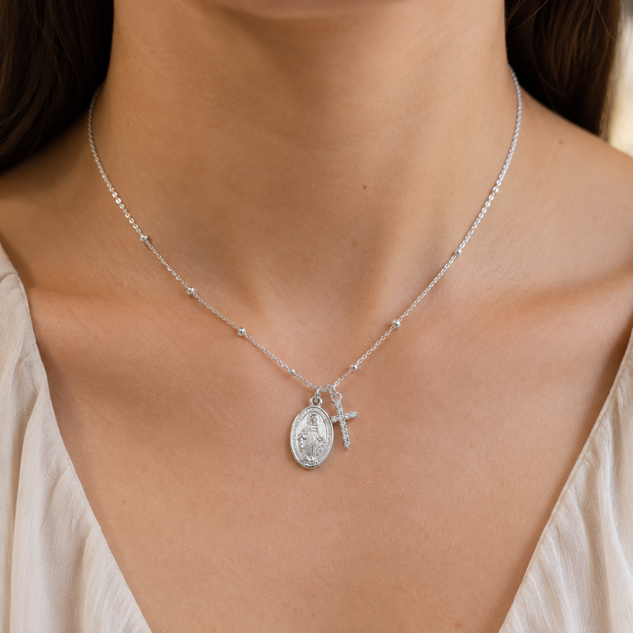 Sign of Mary Necklace