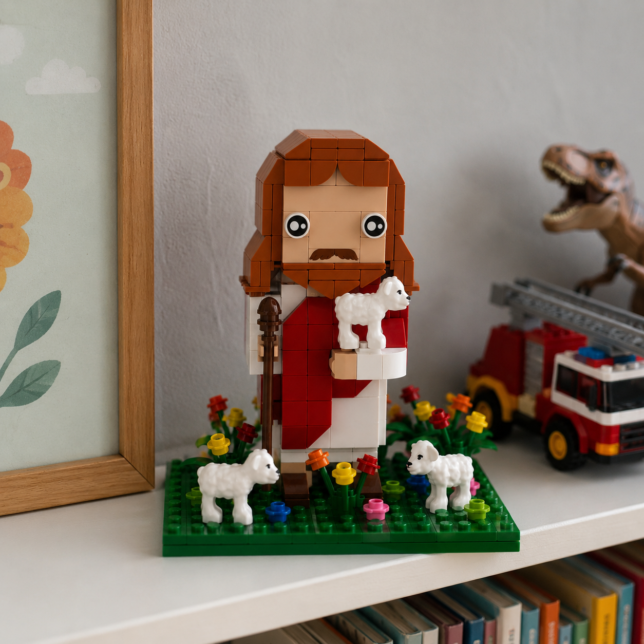 Biblical Building Blocks Jesus and the Sheep — 324 Pieces