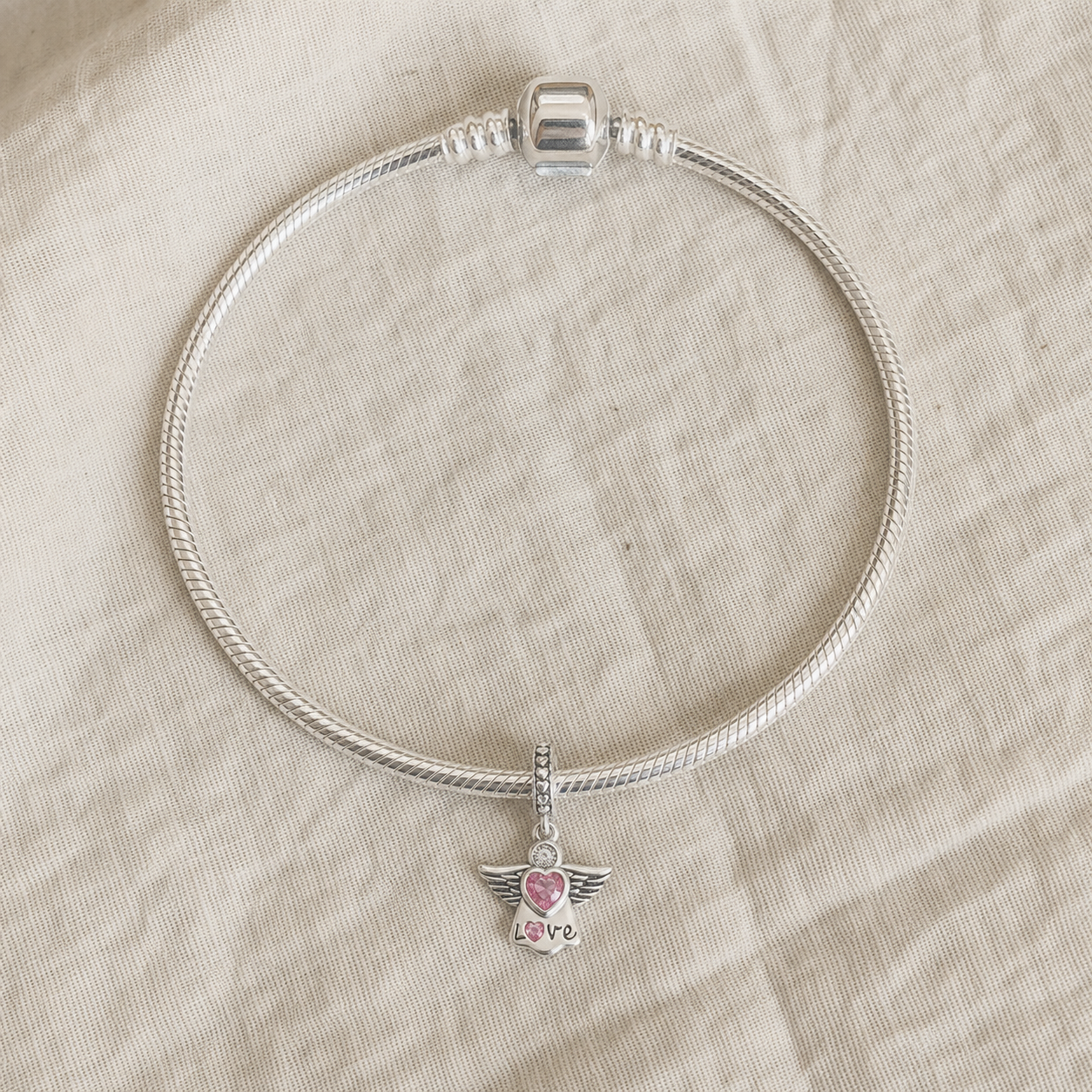 Message of Love Charm 925 Silver