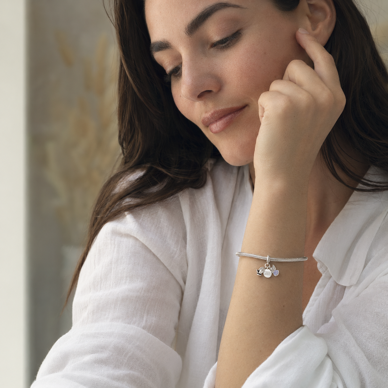 Until I Hold You in Heaven Charm 925 Silver
