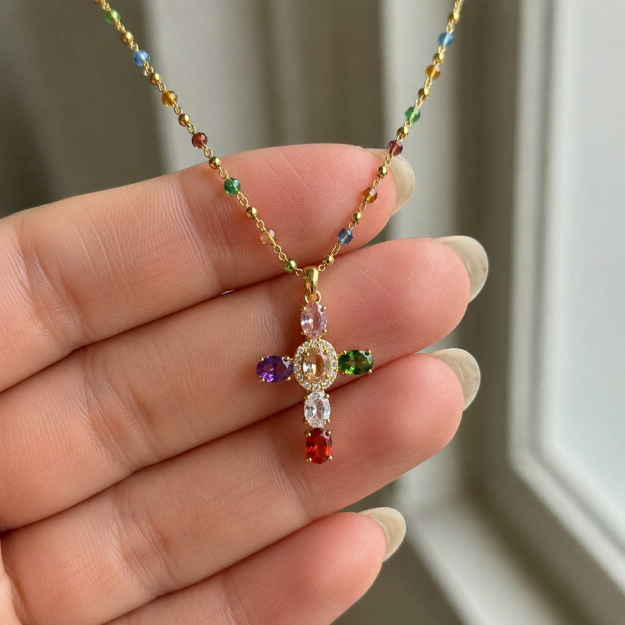 Rainbow of Faith Necklace
