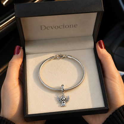Angel in Prayer Charm 925 Silver