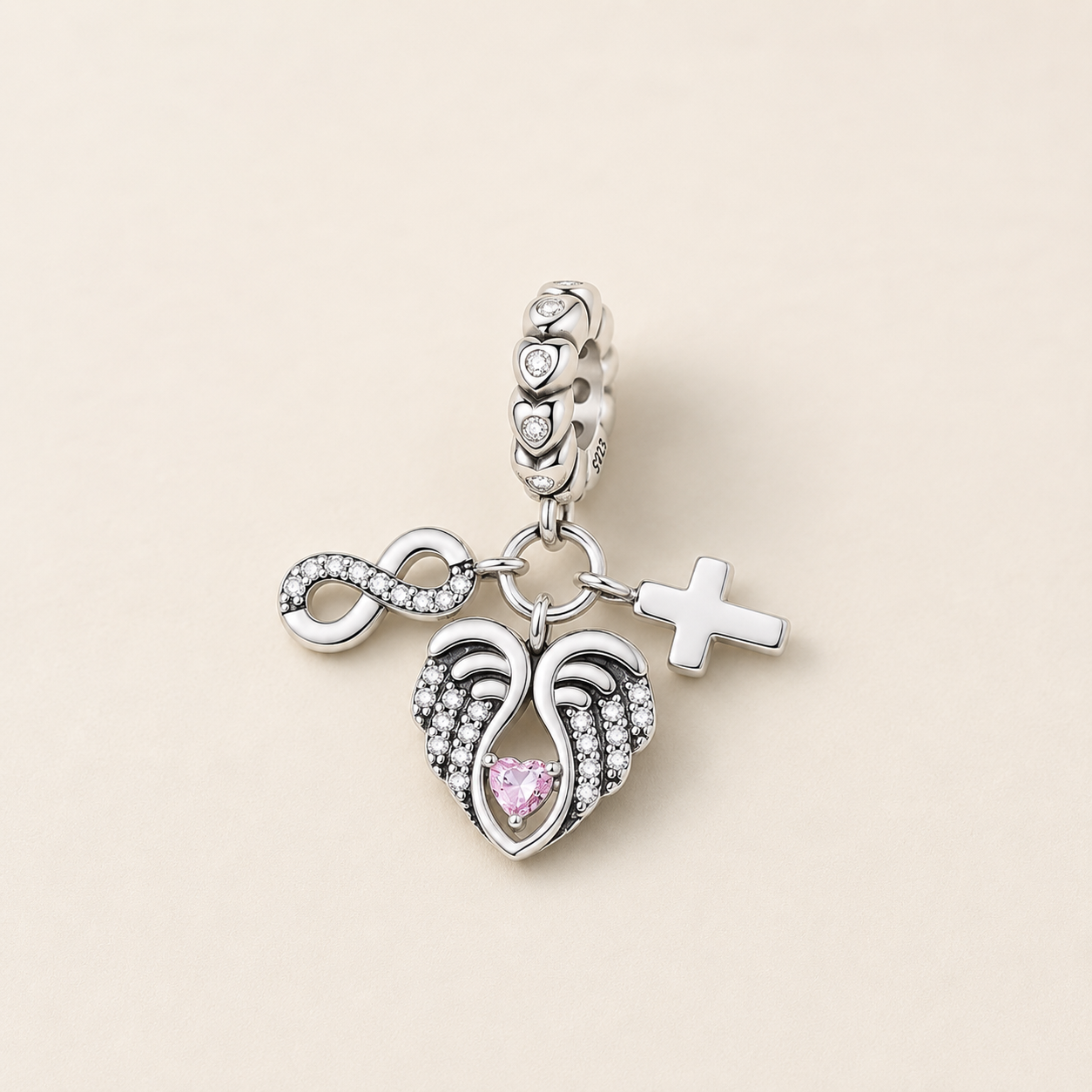 Always Protected Charm 925 Silver