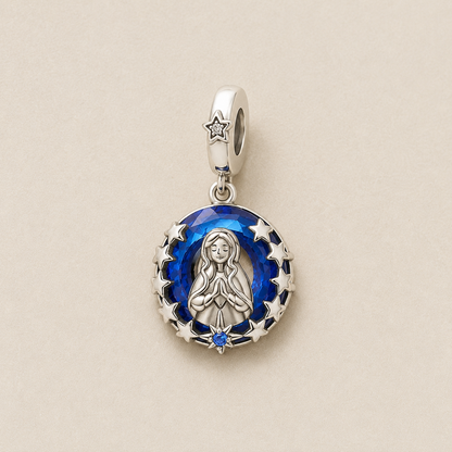 Our Lady of the Celestial Circle Charm 925 Silver