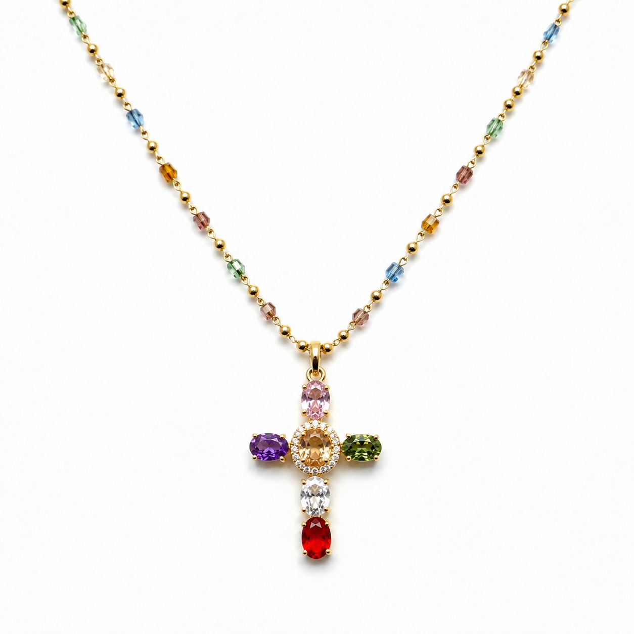 Rainbow of Faith Necklace