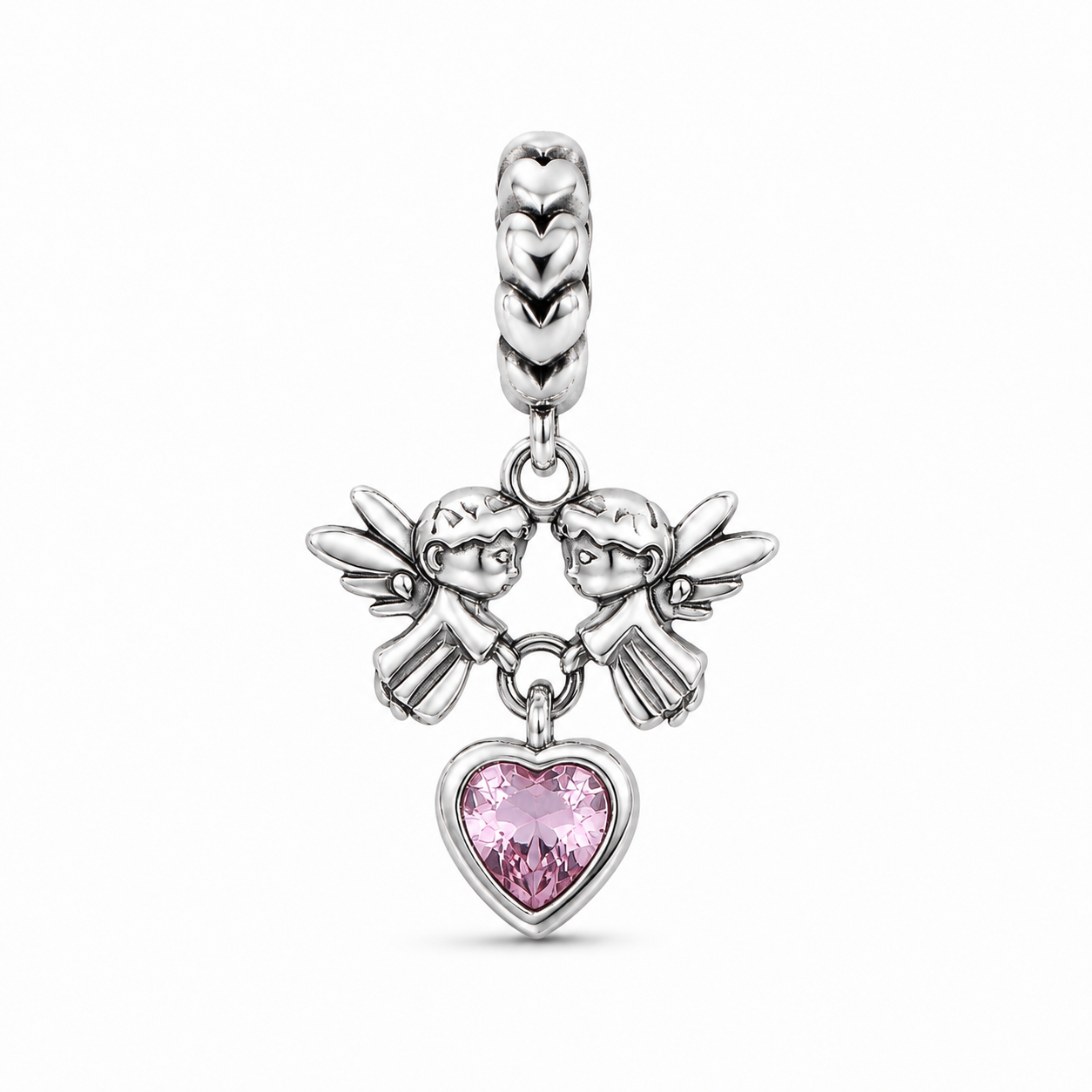 Meeting of Angels Charm 925 Silver