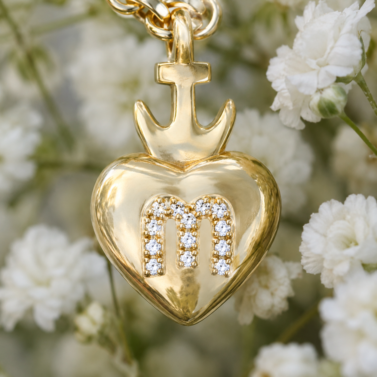 Three Hearts JMJ Necklace