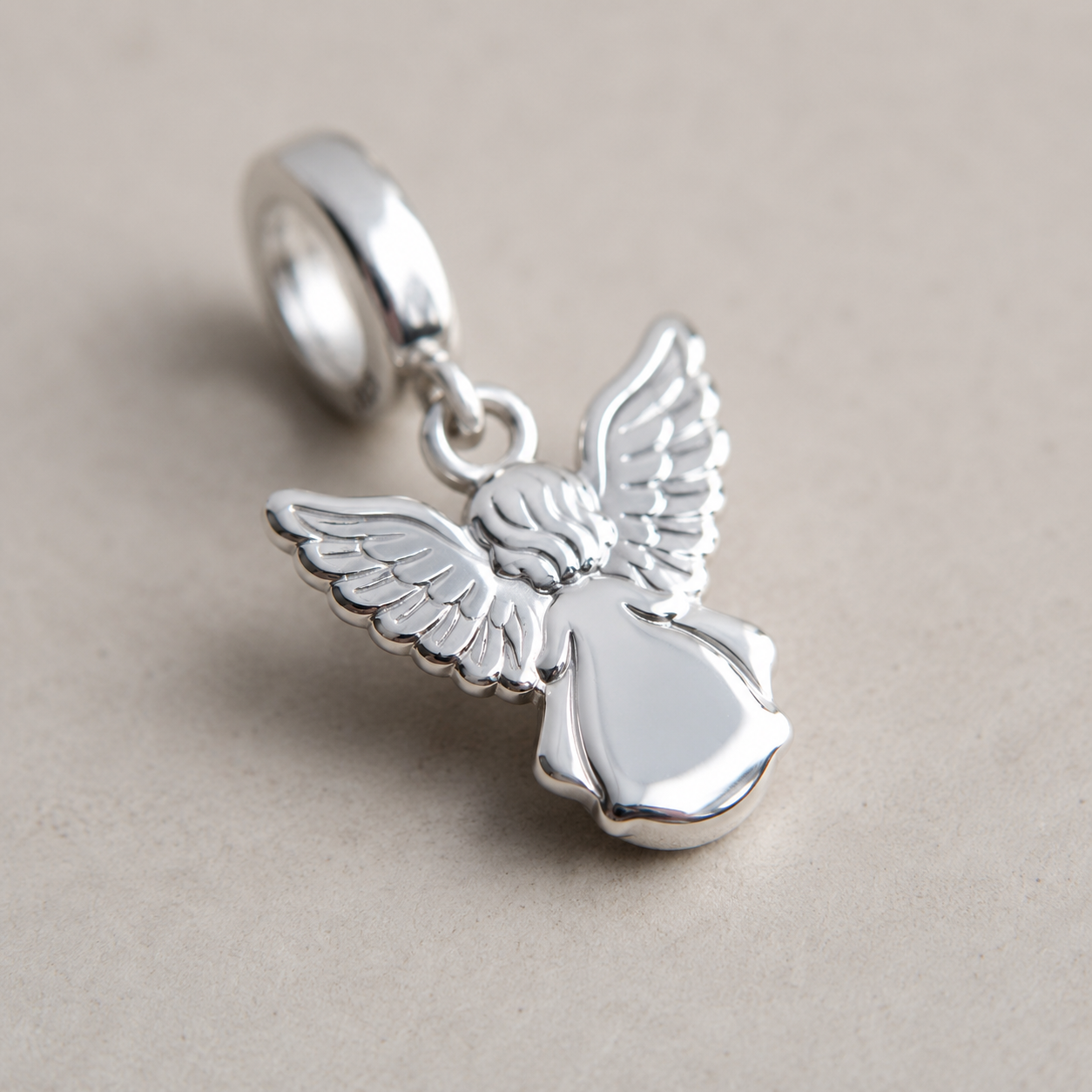 Guardian Angel of Light Charm — 925 Silver