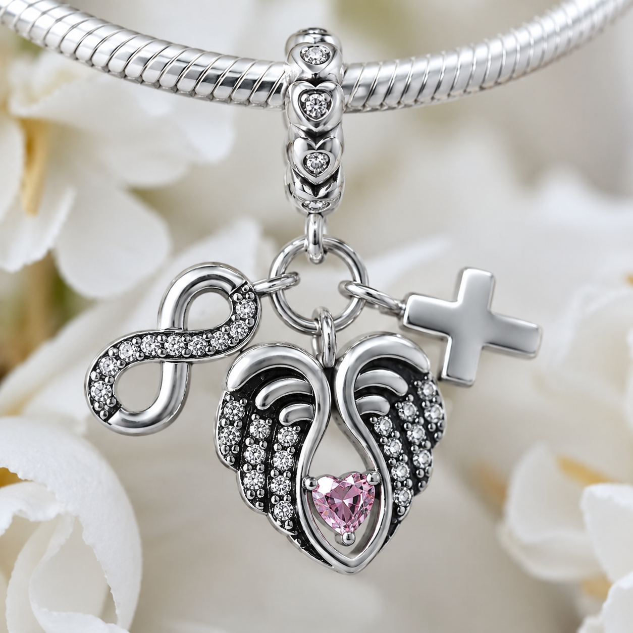Always Protected Charm 925 Silver
