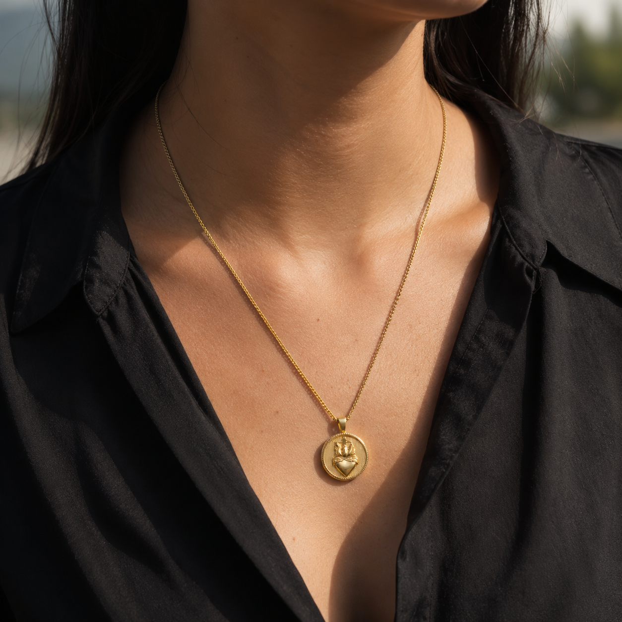 Burning Heart Necklace