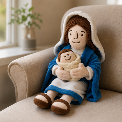 Virgin Mary with the Baby Jesus Plush