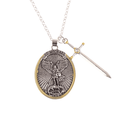 Saint Michael the Archangel Necklace — Celestial Protector