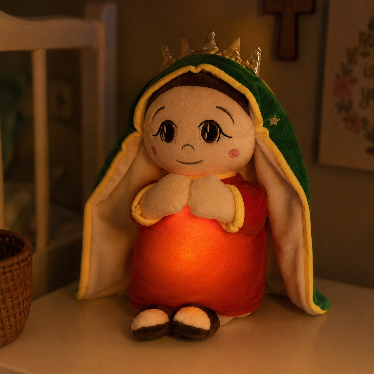 Our Lady of Guadalupe Plush with Night Light