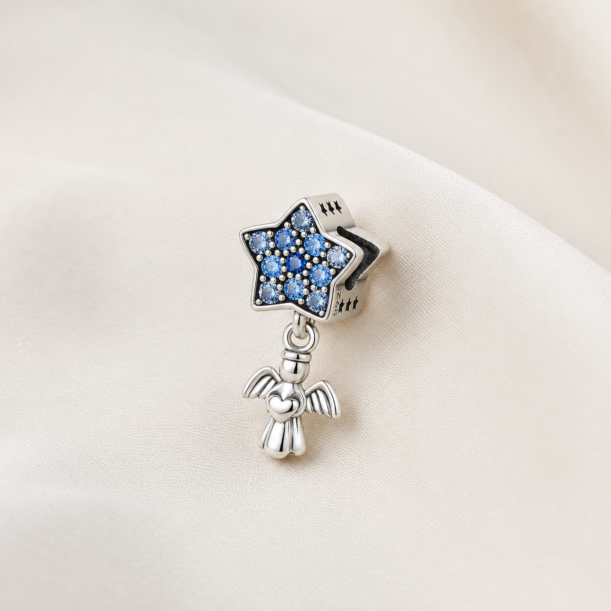 Star of Bethlehem Charm 925 Silver