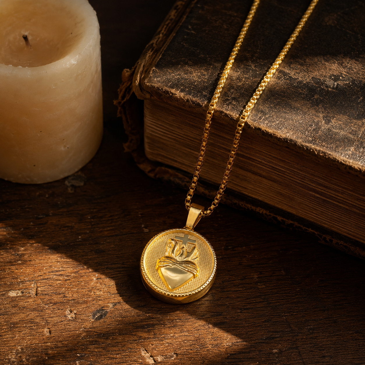Burning Heart Necklace