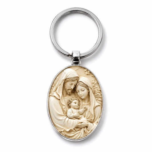 Divine Family Keychain