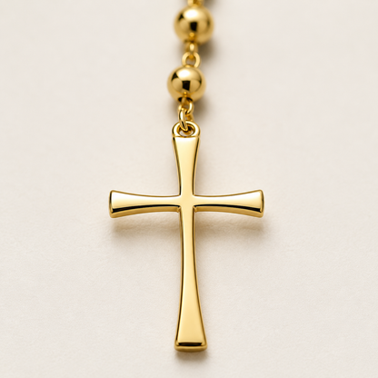 Golden Shine Rosary