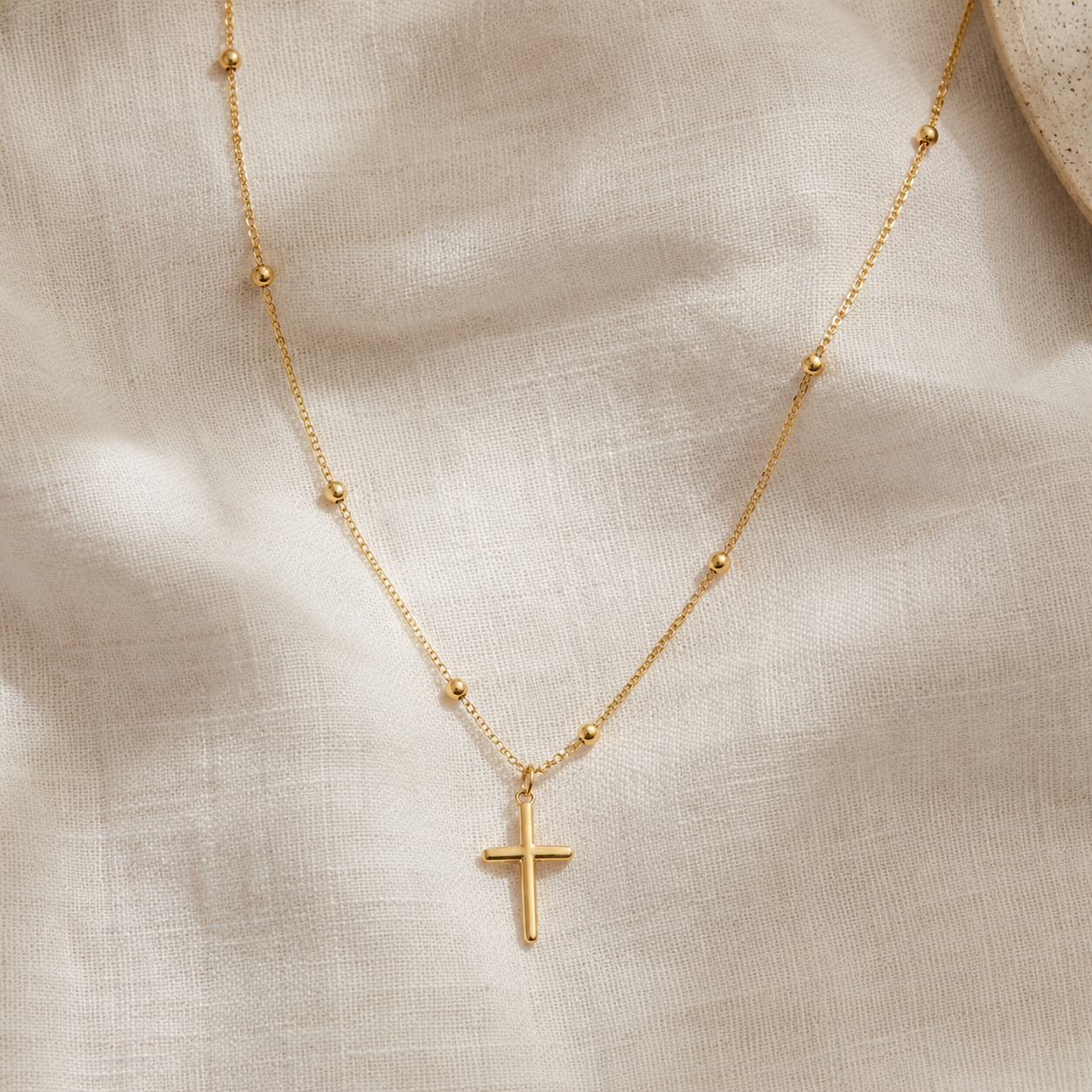 Simple Cross Necklace