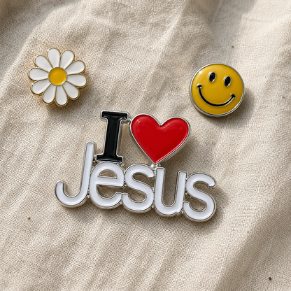 I Love Jesus Pin
