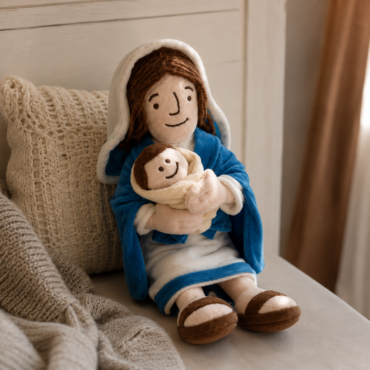 Virgin Mary with the Baby Jesus Plush