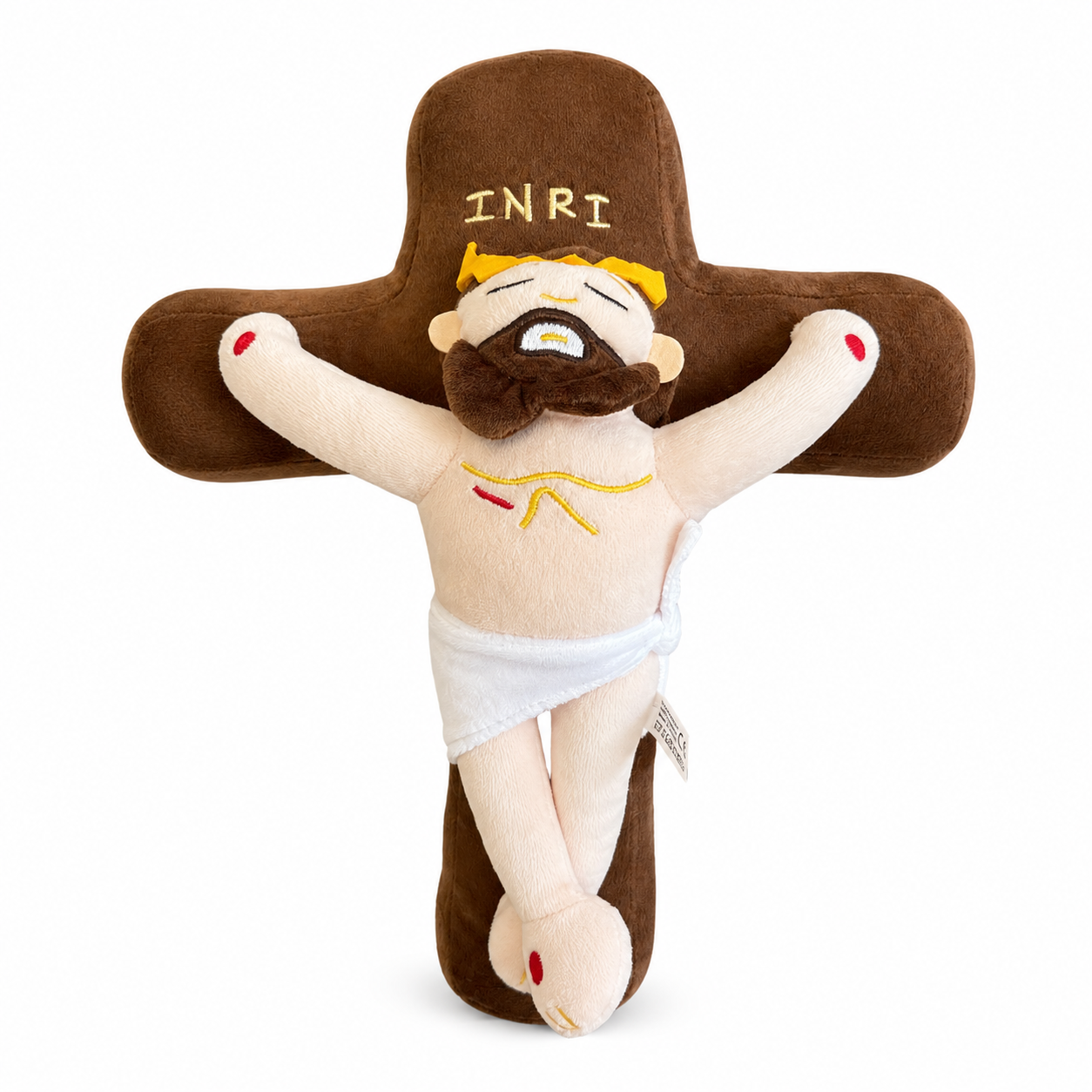 Crucified Christ Plush Cushion INRI Cross