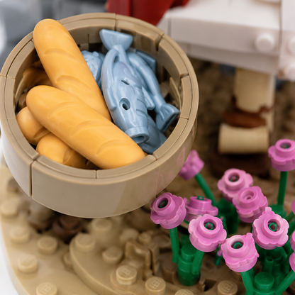 Jesus Multiplying the Loaves and Fishes Building Blocks