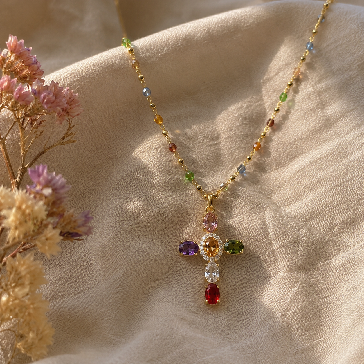 Rainbow of Faith Necklace