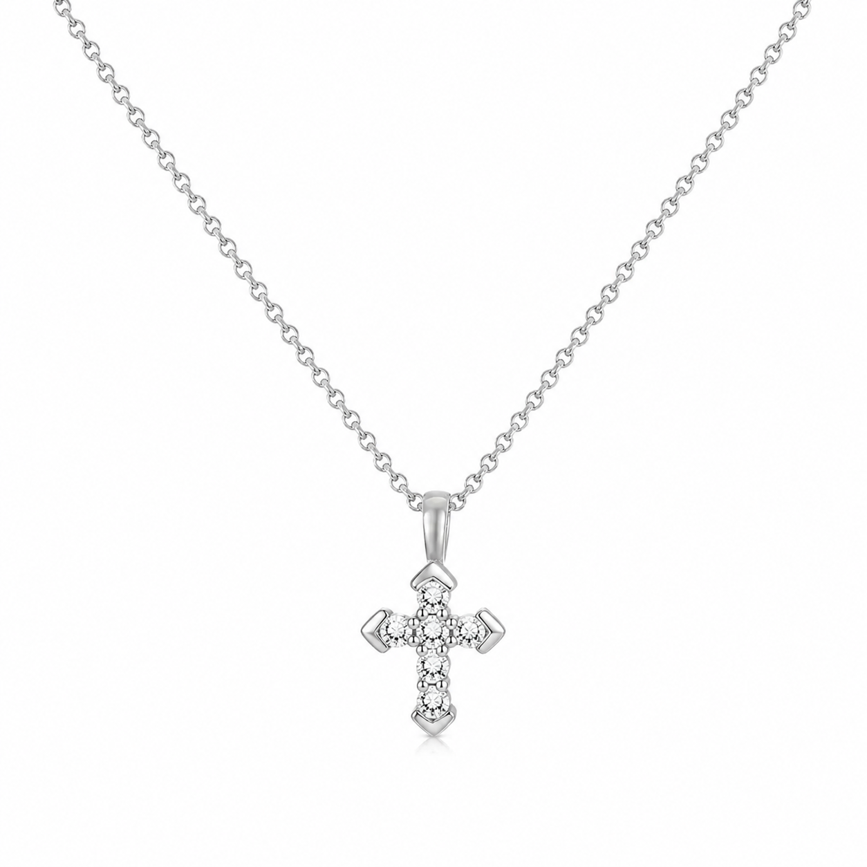 Mustard Seed Cross Necklace