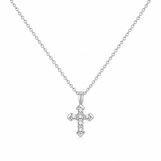 Mustard Seed Cross Necklace