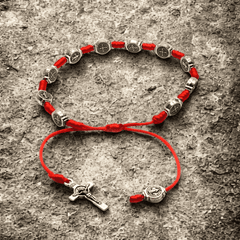 Scarlet Saint Benedict Protection Bracelet