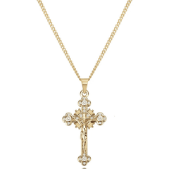 Radiant Cross Necklace