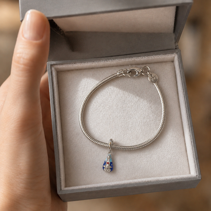 Sacred Mantle of Our Lady Charm — 925 Silver