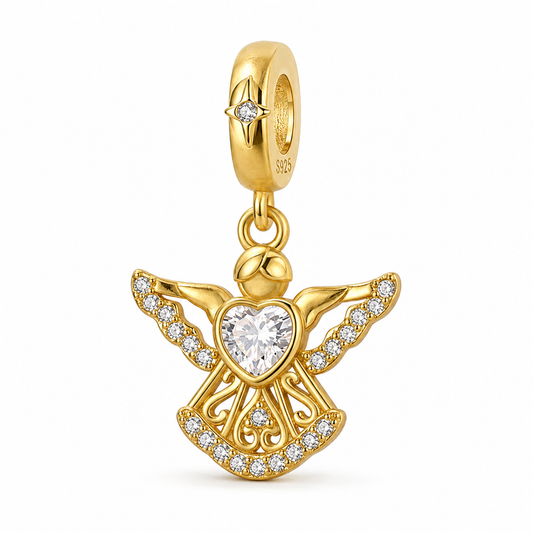 Keeper of the Heart Charm 18k Gold Plated