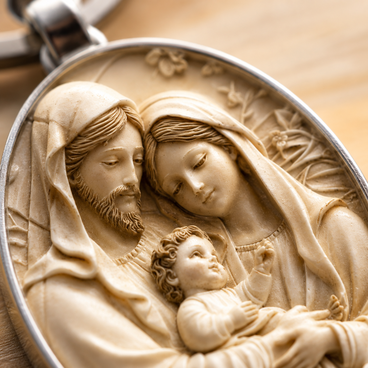 Divine Family Keychain
