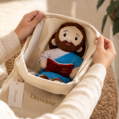 Jesus with the Bible Plush Doll