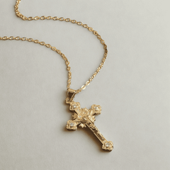 Radiant Cross Necklace