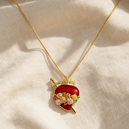Heart of Mary Necklace