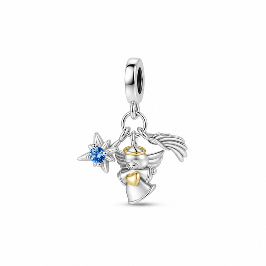 Angel of the New Dawn Charm 925 Silver